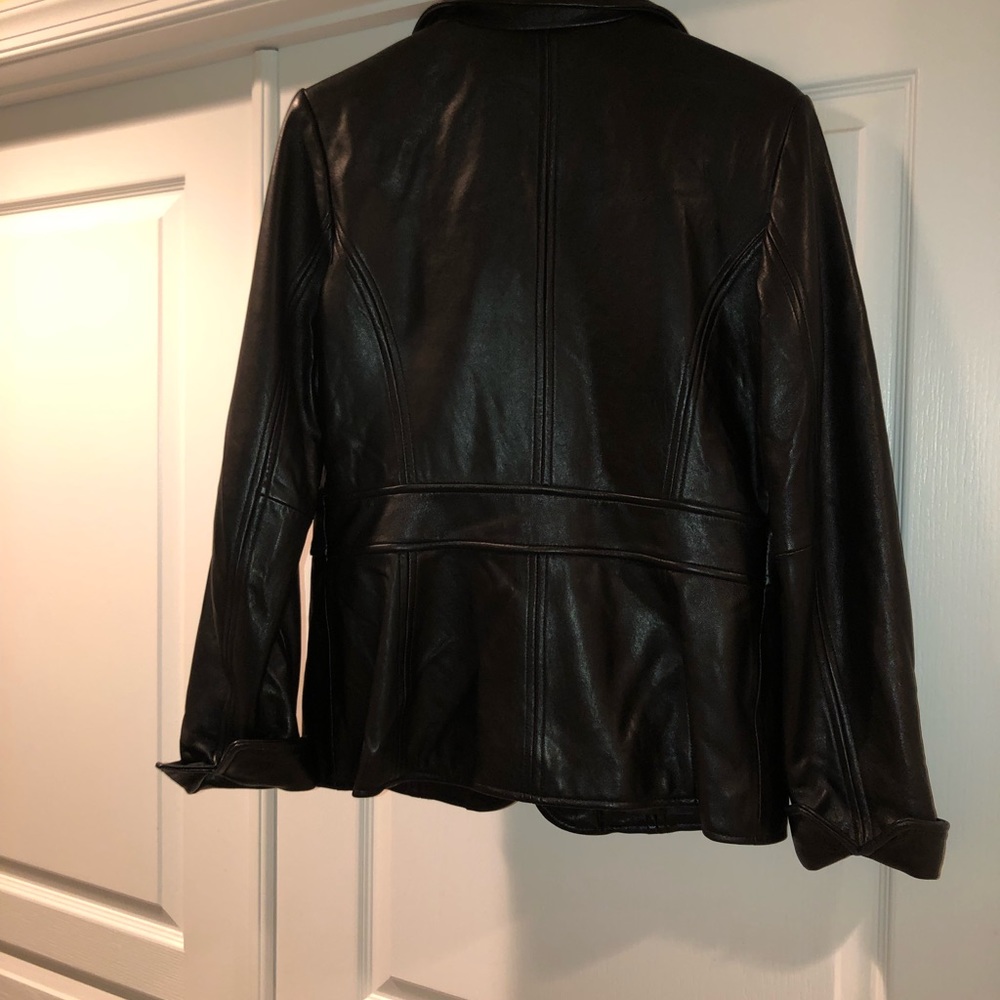 - Retro Style & Co Leather Jacket - Picture 2 of 3